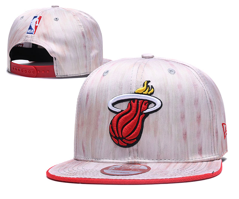 Heat Team Logo Pink Stripe Adjustable Hat TX