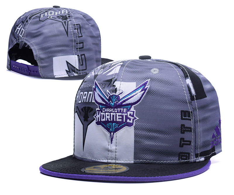 Hornets Fresh Logo Purple Adjustable Hat TX
