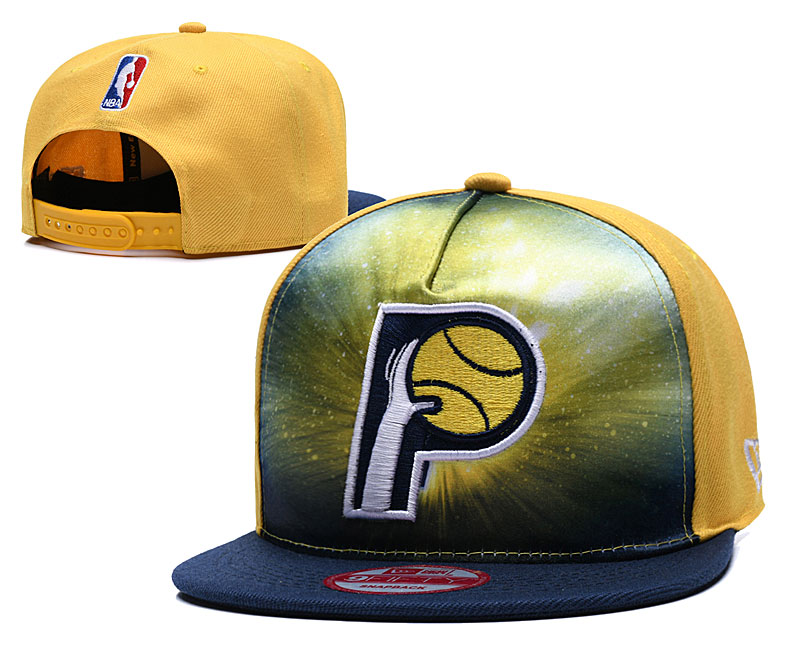 Pacers Galaxy Team Logo Yellow Adjustable Hat TX