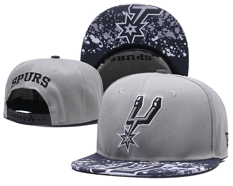 Spurs Team Logo Gray Special Adjustable Hat TX
