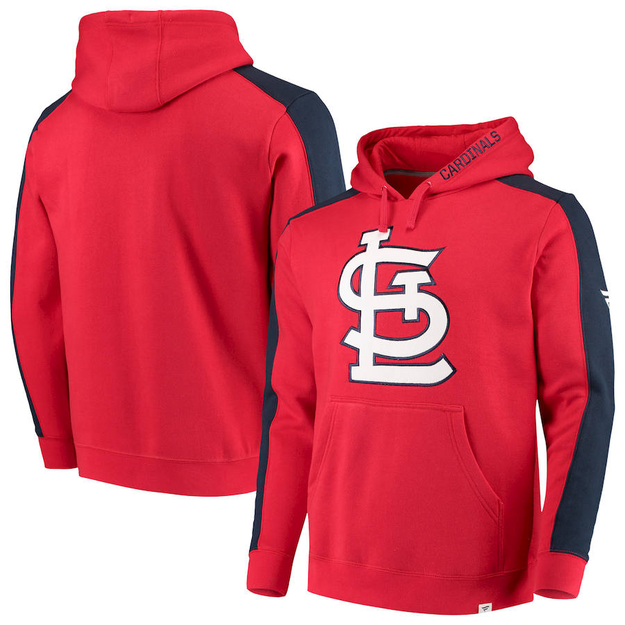 St. Louis Cardinals Fanatics Branded Iconic Fleece Pullover Hoodie Red