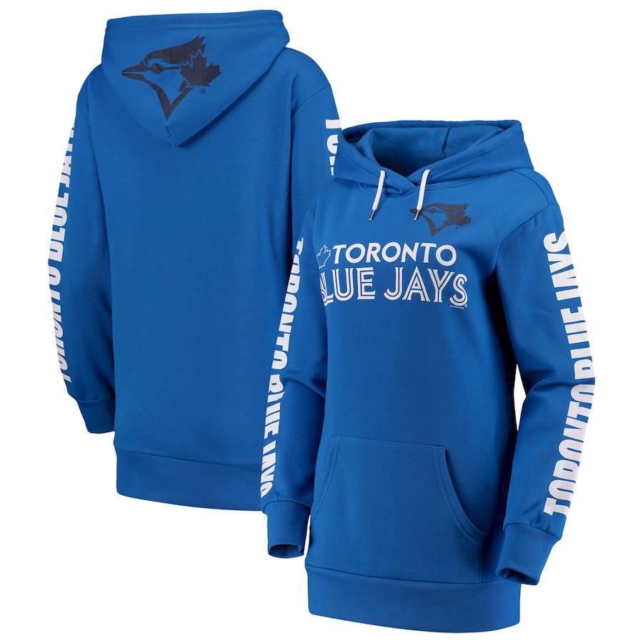 Toronto Blue Jays G III 4Her by Carl Banks Women's Extra Innings Pullover Hoodie Royal