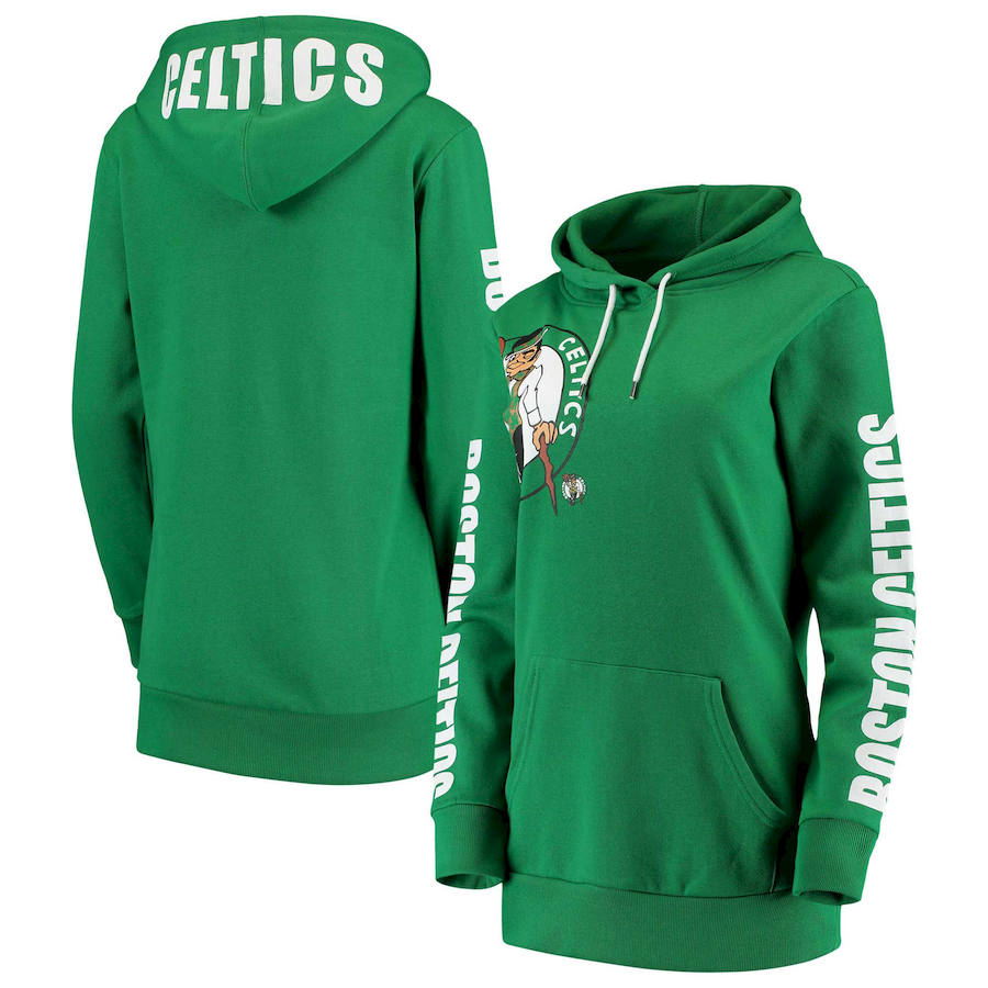 Boston Celtics G III 4Her by Carl Banks Women's Overtime Pullover Hoodie Kelly Green