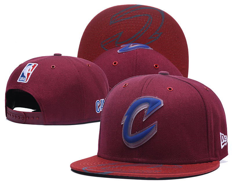 Cavaliers Team Blue Logo Red Adjustable Hat GS