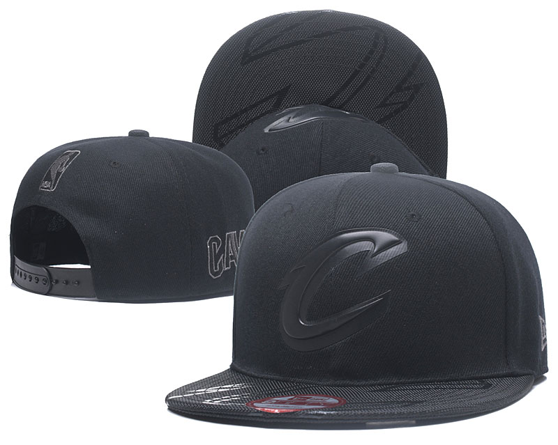 Cavaliers Team Logo Black Adjustable Hat GS - Click Image to Close