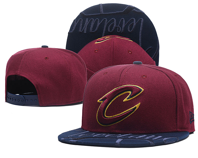 Cavaliers Team Logo Red Navy Adjustable Hat GS