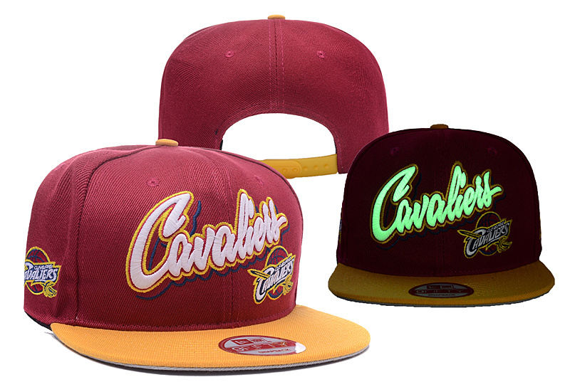 Cavaliers Fresh Logo Red Yellow Luminous Adjustable Hat YD