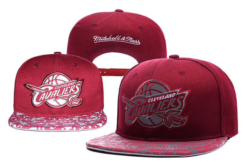 Cavaliers Fresh Logo Rose Mitchell & Ness Adjustable Hat YD