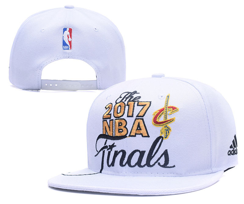 Cavaliers Fresh Team 2017 NBA Finals White Adjustable Hat YD