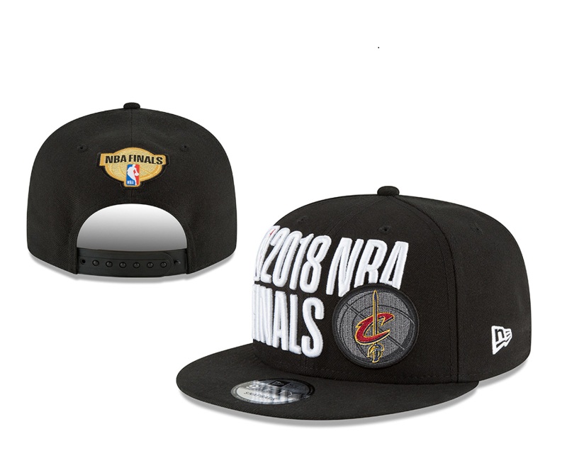 Cavaliers Team Logo 2018 NBA Finals Adjustable Hat YD