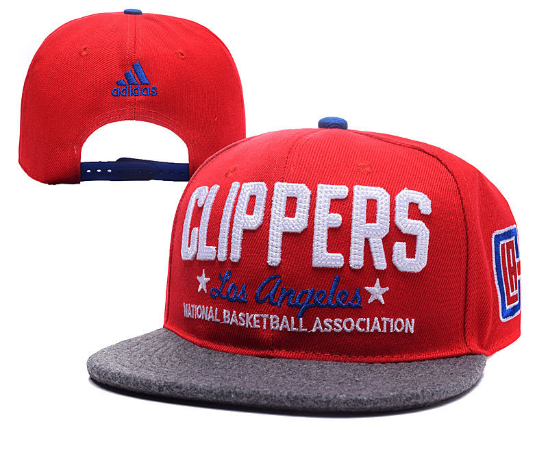 Clippers Team Logo Red Adjustable Hat YD