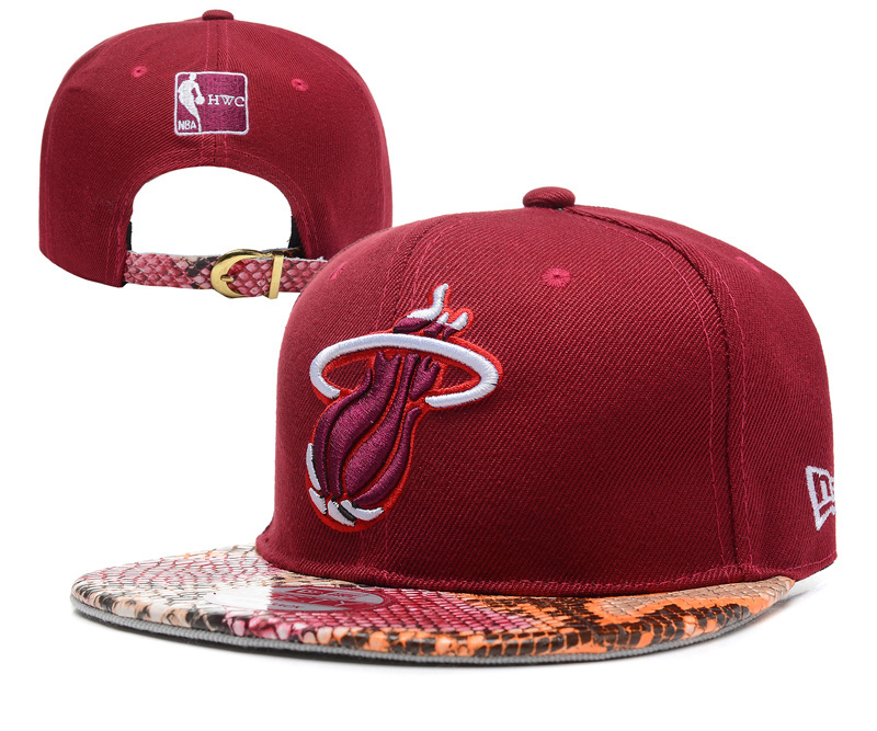 Heat Team Logo Red Colorful Adjustable Hat YD