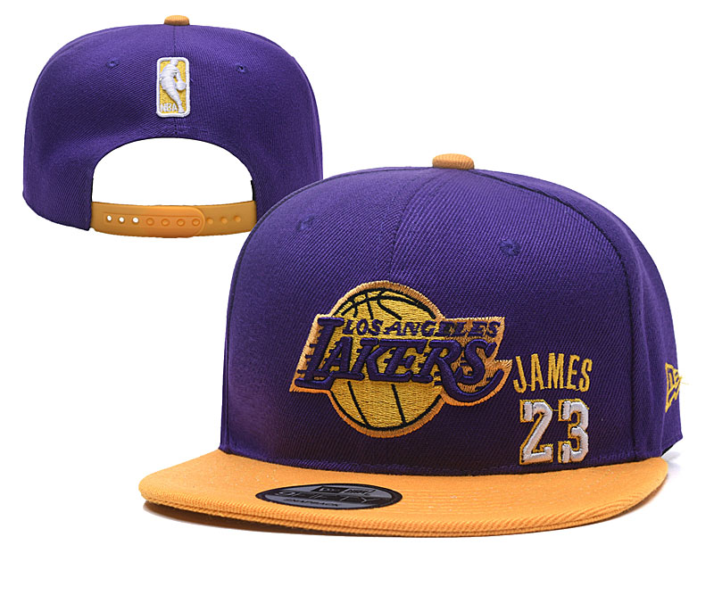 Lakers Team Logo James 23 Adjustable Hat YD