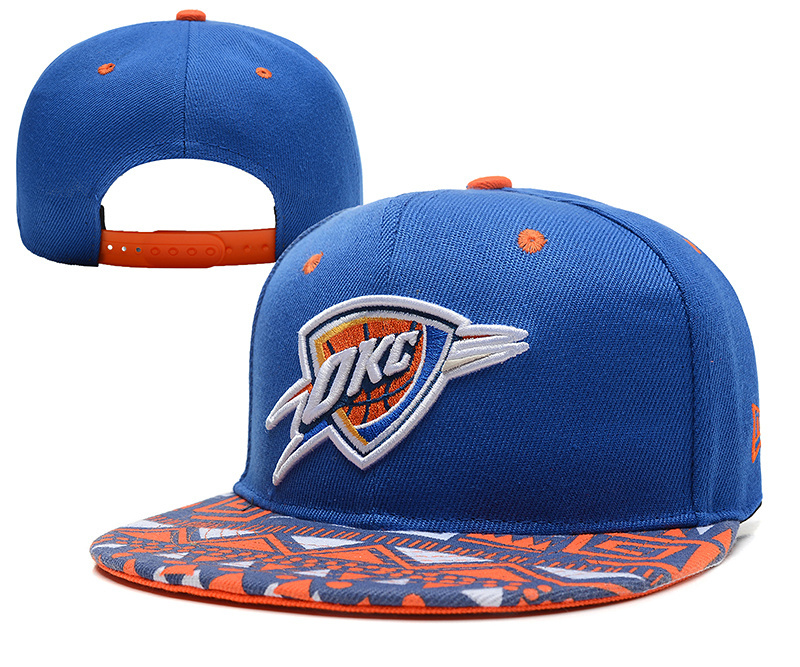 Thunder Team Logo Blue Pattern Adjustable Hat YD