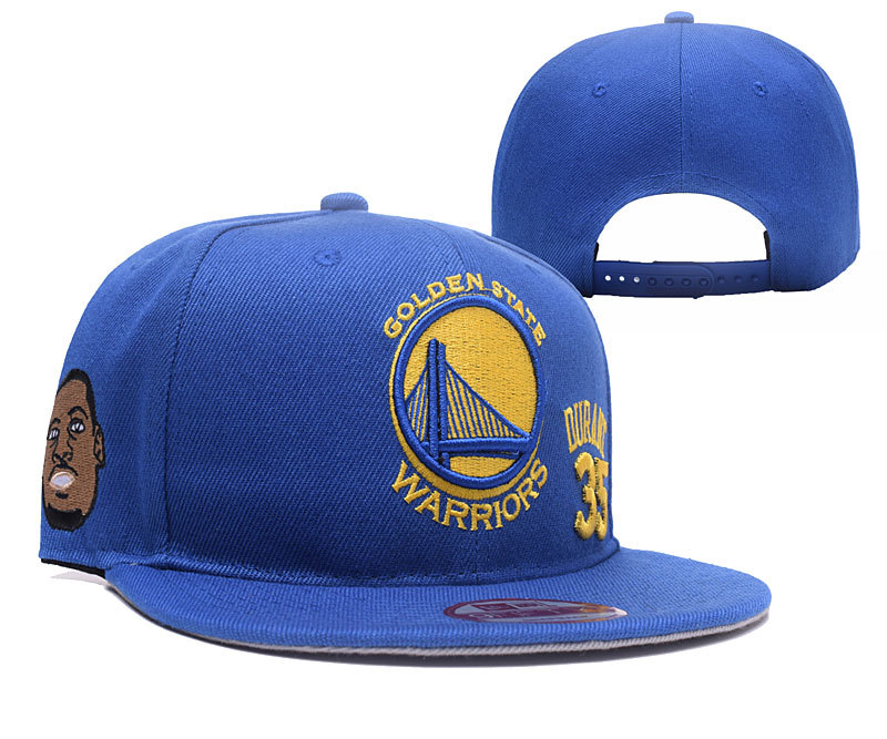 Warriors Fresh Logo Durant 35 Blue Adjustable Hat YD
