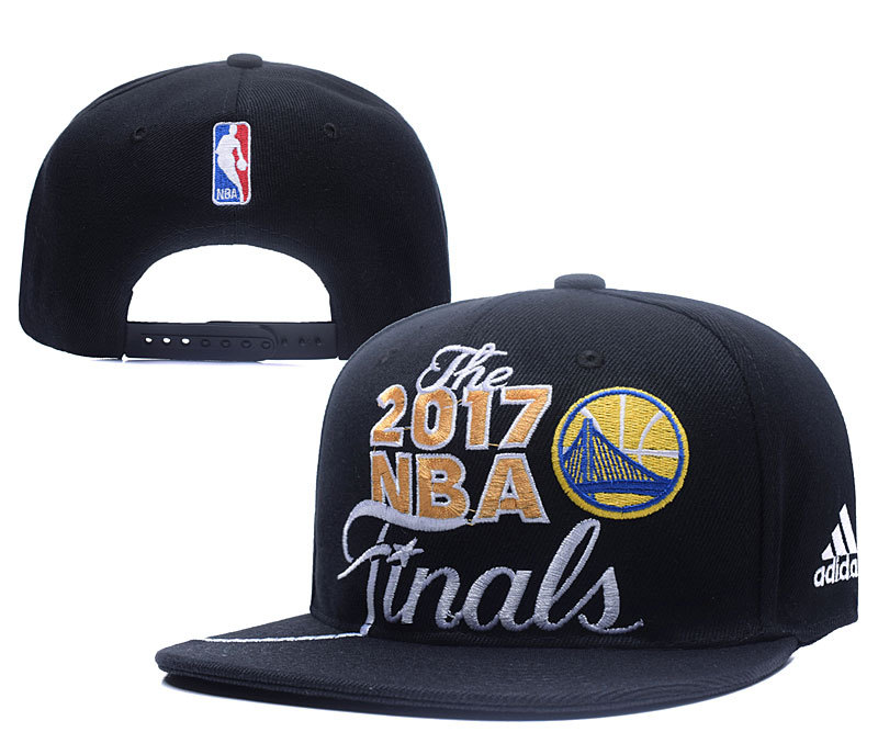 Warriors Fresh Team 2017 NBA Finals Adjustable Hat YD