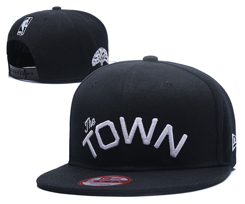 Warriors Team Logo Black Town Adjustable Hat YD