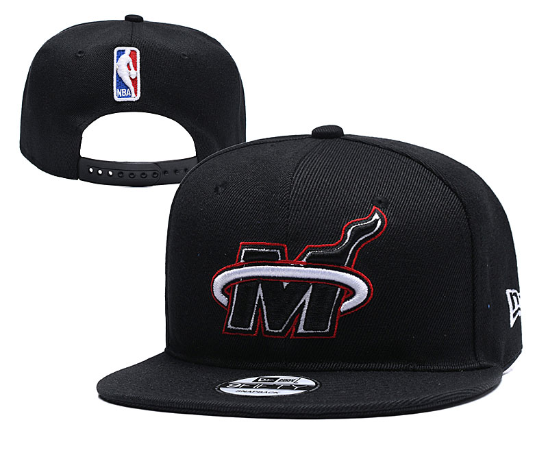 Heat Team Logo Black Adjustable Hat YD
