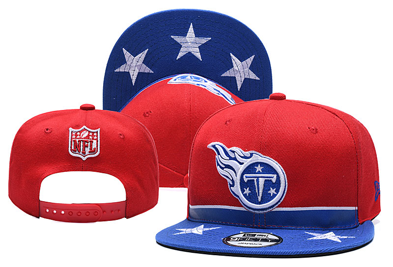 Titans Team Logo Red Blue 2019 Draft Adjustable Hat YD