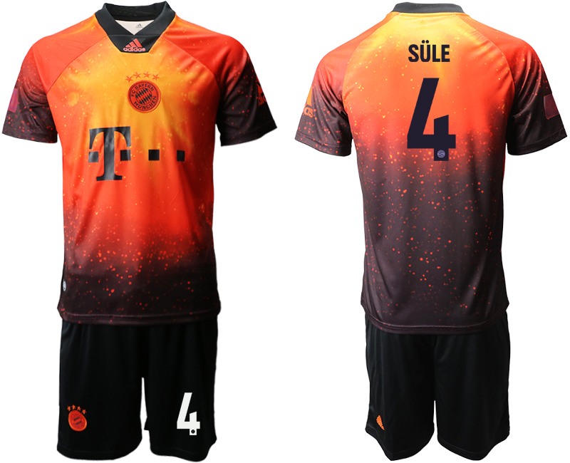 2018-19 Bayern Munich 4 SULE FIFA Digital Kit Soccer Jersey