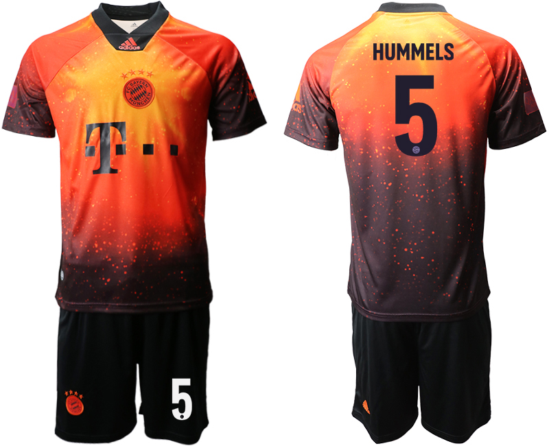 2018-19 Bayern Munich 5 HUMMELS FIFA Digital Kit Soccer Jersey