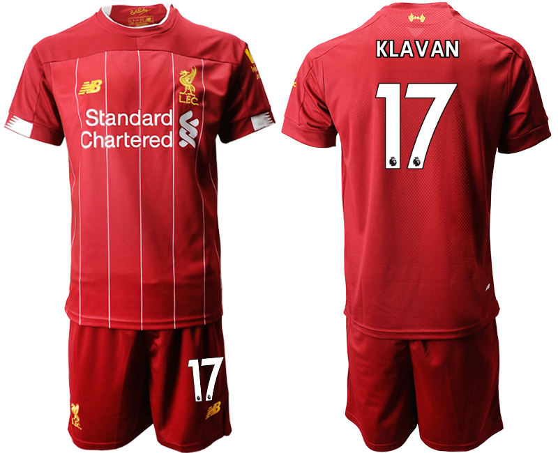 2019-20 Liverpool 17 KLAVAN Home Soccer Jersey