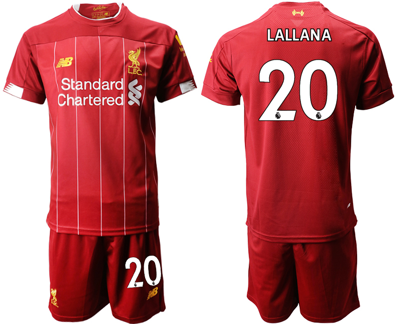 2019-20 Liverpool 20 LALLANA Home Soccer Jersey