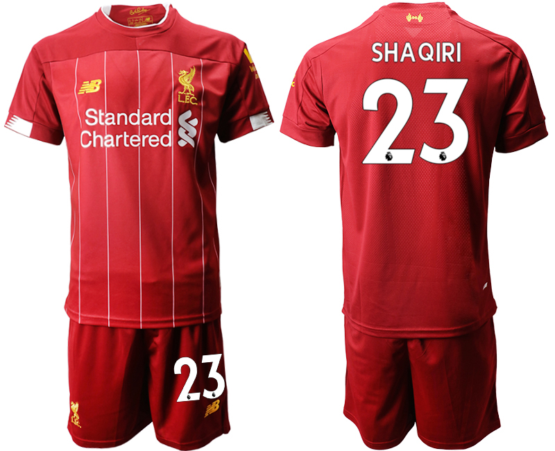2019-20 Liverpool 23 SHAQIRI Home Soccer Jersey