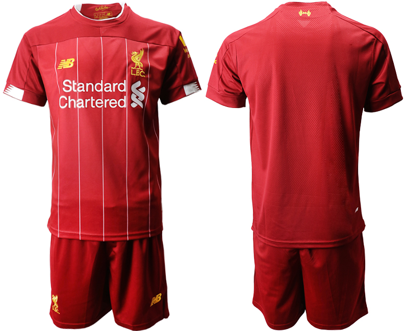 2019-20 Liverpool Home Soccer Jersey