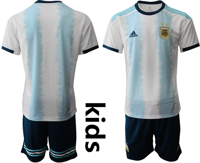 2019-20 Argentina Youth Home Soccer Jersey