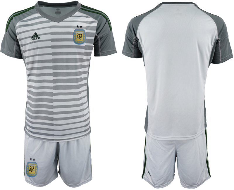 2019-20 Argentina Gray Goalkeeper Soccer Jersey