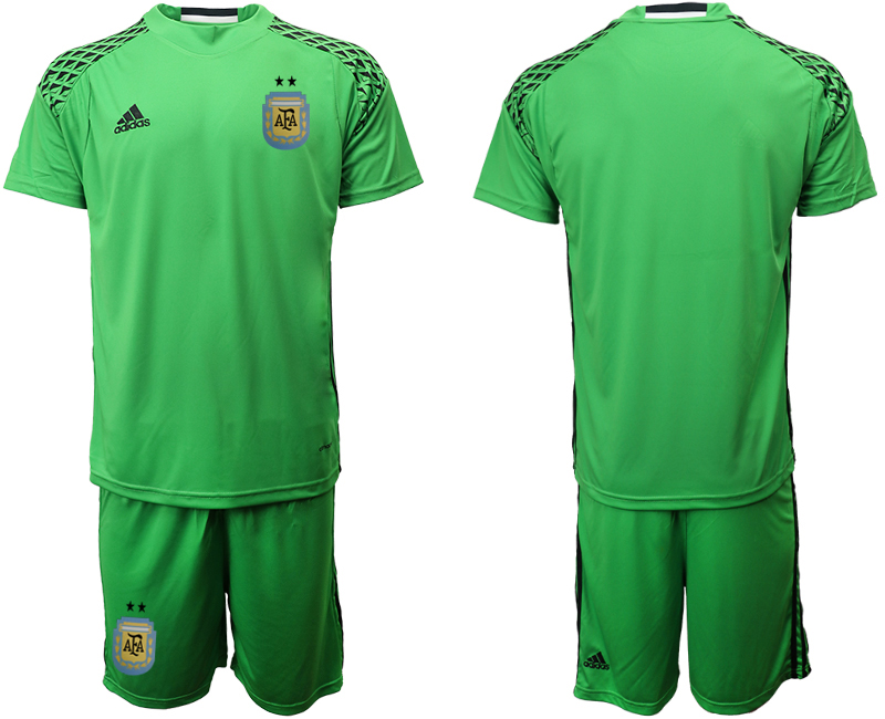 2019-20 Argentina Green Goalkeeper Soccer Jersey - Click Image to Close