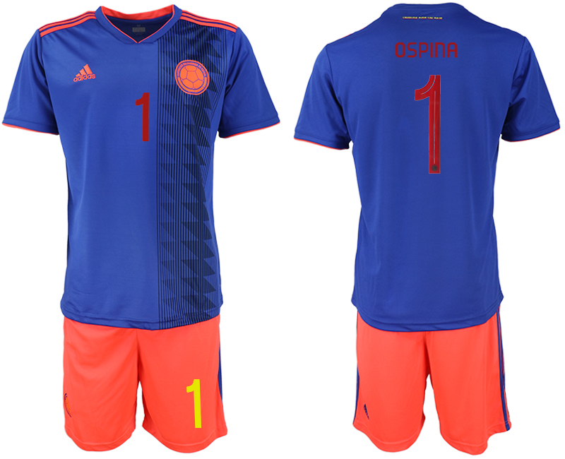 2019-20 Colombia 1 OSPINA Away Soccer Jersey