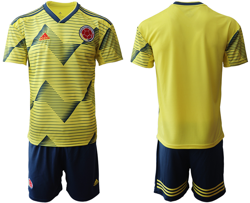 2019-20 Colombia Home Soccer Jersey