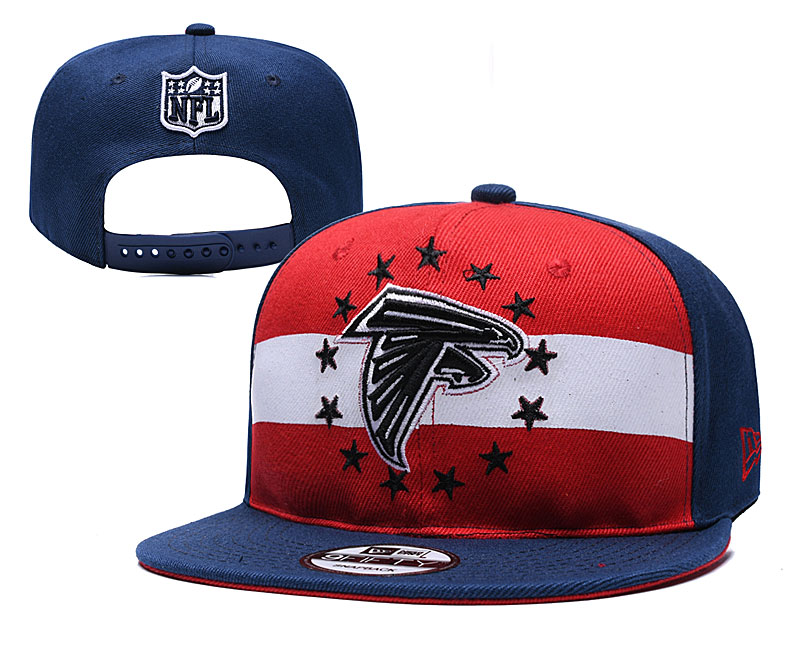 Falcons Team Logo Navy Red 2019 Draft Adjustable Hat YD