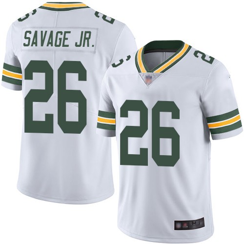 Nike Packers 26 Darnell Savage Jr. White 2019 NFL Draft First Round Pick Vapor Untouchable Limited Jersey