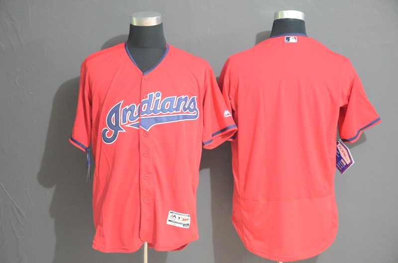 Indians Blank Red Flexbase Jersey