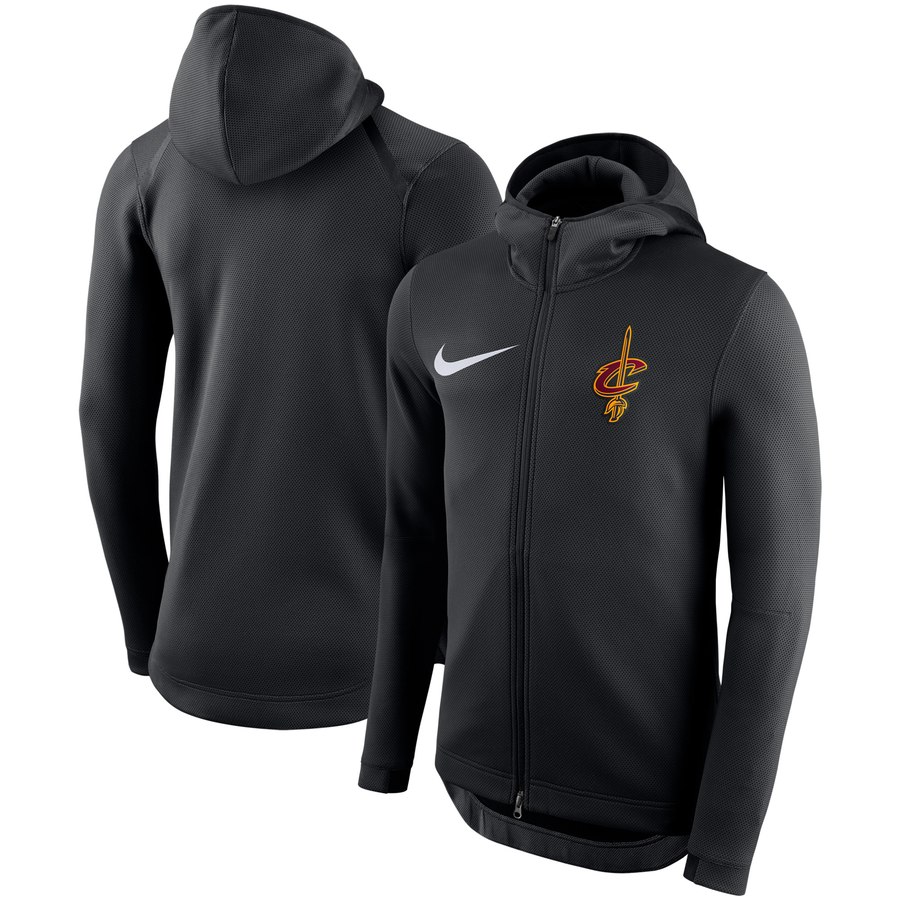 Cleveland Cavaliers Nike Showtime Therma Flex Performance Full Zip Hoodie Black