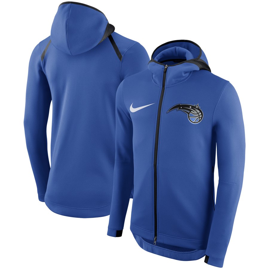 Orlando Magic Nike Showtime Therma Flex Performance Full Zip Hoodie Blue. - Click Image to Close