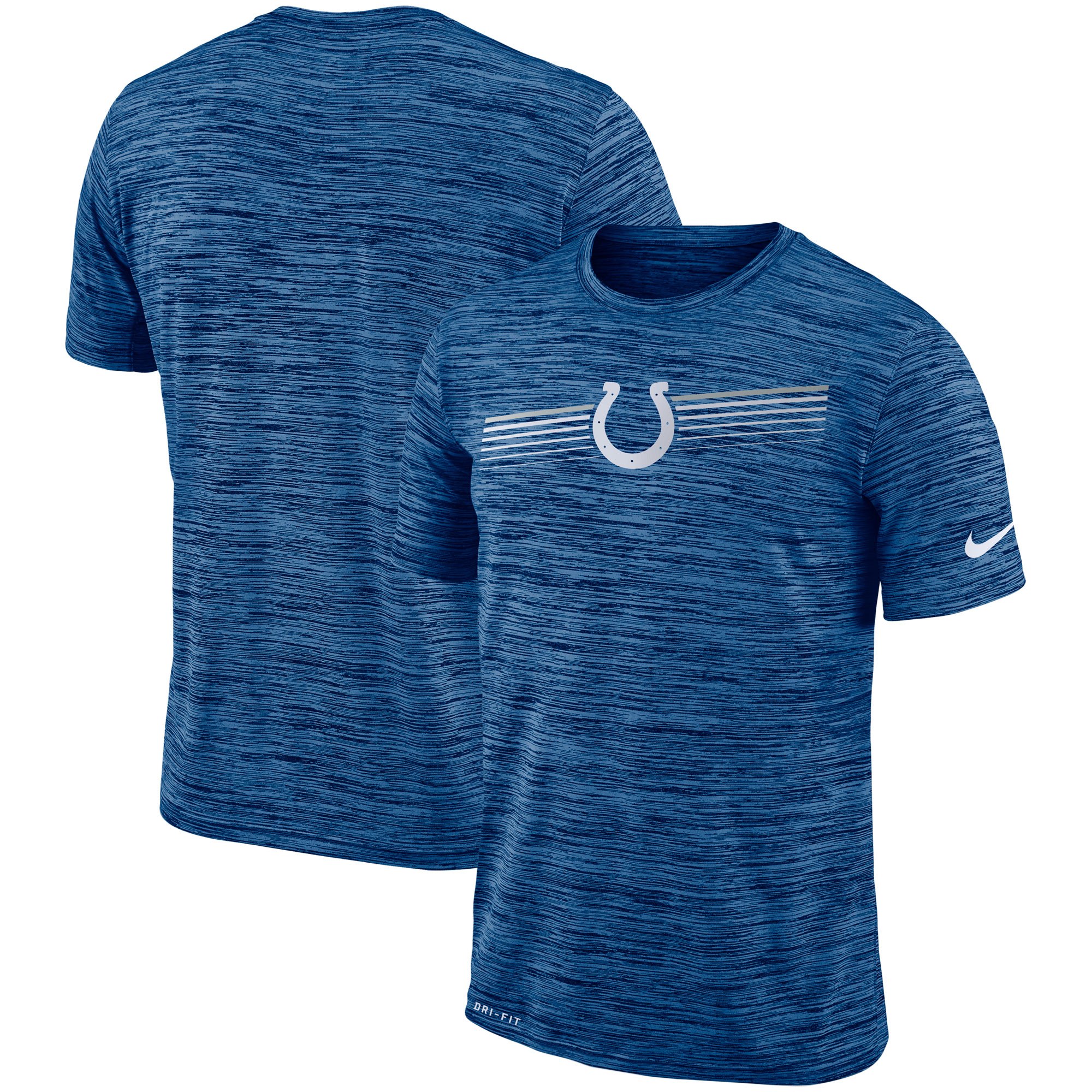 Indianapolis Colts Nike Sideline Velocity Performance T-Shirt Heathered Royal
