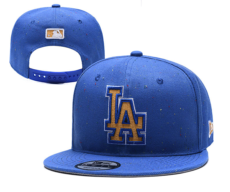 Dodgers Team Logo Blue Adjustable Hat TX