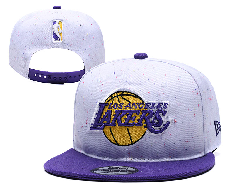 Lakers Team Logo Red Adjustable Hat TX