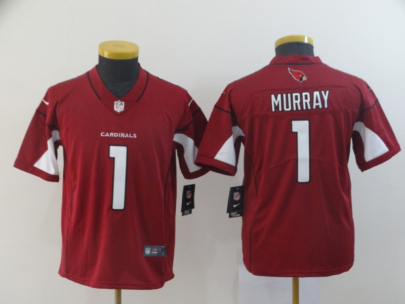 Nike Cardinals 1 Kyler Murray Red Youth 2019 NFL Draft First Round Pick Vapor Untouchable Limited Jersey