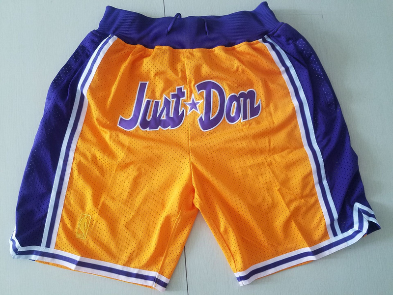 Lakers Purple Just Don Mesh Shorts - Click Image to Close