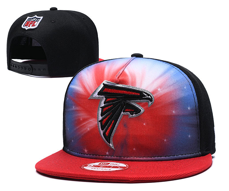 Falcons Fresh Logo Red Black Adjustable Hat GS