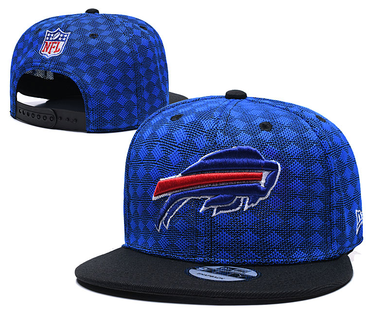 Bills Team Logo Royal Black Adjustable Hat TX - Click Image to Close