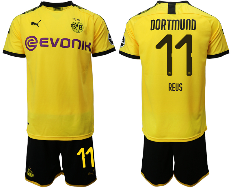 2019-20 Dortmund 11 REUS Home Soccer Jersey