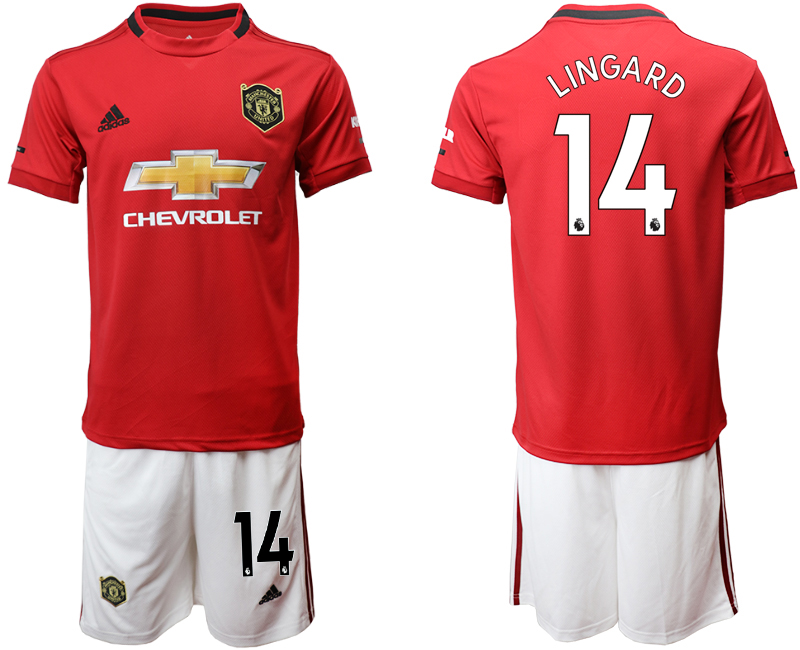 2019-20 Manchester United 14 LINGARD Home Soccer Jersey