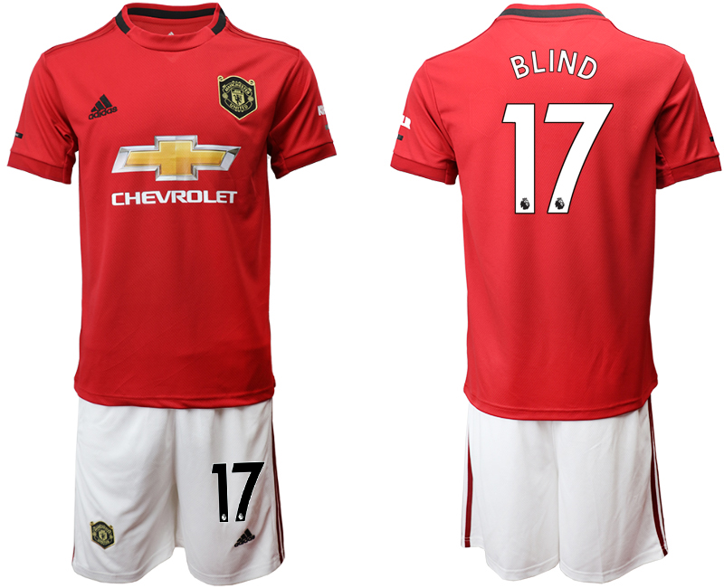 2019-20 Manchester United 17 BLIND Home Soccer Jersey