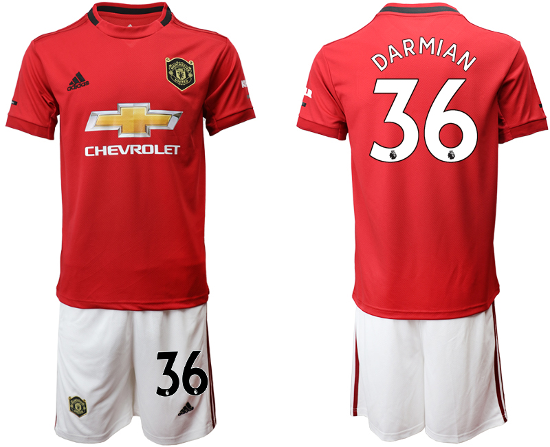 2019-20 Manchester United 36 DARMIAN Home Soccer Jersey